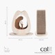 Дряпка картонна Catit для котів Pixi з іграшкою широка 45 x 23,5 x 44 см