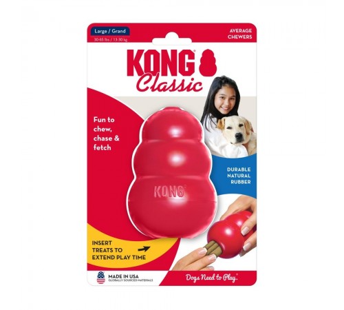Іграшка для собак груша-годівниця Kong Classic 10,2 см L