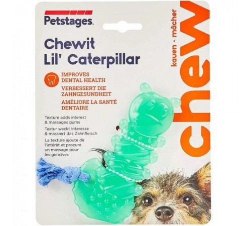 Іграшка для собак Petstages Chewit - Lil’ Caterpillar 11 см