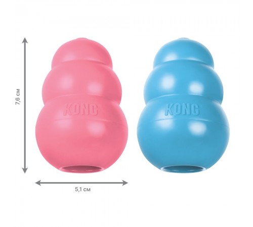 Іграшка для цуценят груша-годівниця Kong Puppy 7,6 см M