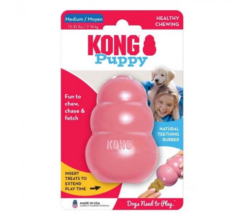 Іграшка для цуценят груша-годівниця Kong Puppy 7,6 см M