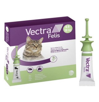 Vectra Felis Spot-on by Ceva - Вектра Феліс протипаразитарні краплі на холку від бліх і кліщів для котів