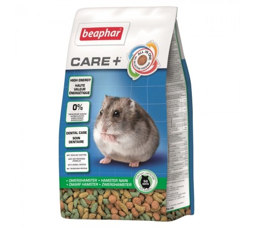 Корм для джунгарських хом'яків Beaphar CARE+ Dwarf Hamster 250 г