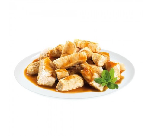 Вологий корм для котів Brit Premium Delicate Fillets in Gravy Chicken for Sterilised pouch 85 г - курка