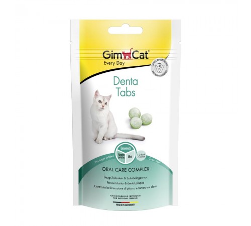 Таблетки для котів GimCat Denta Tabs 40 г