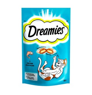 Ласощі для котів Dreamies 60 г - лосось