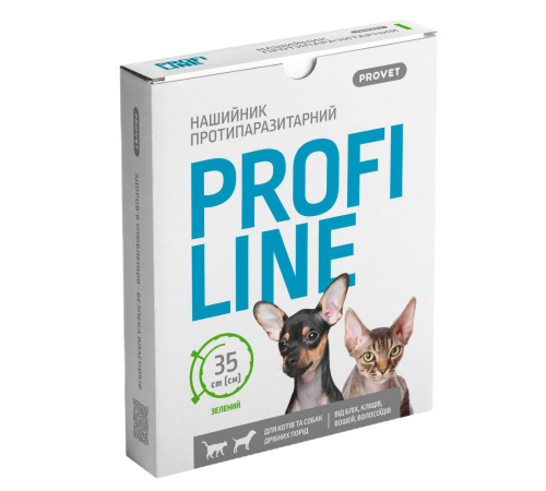 Нашийник для котів PROVET Profiline 35 см - зелений