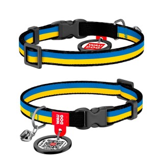 Нашийник для собак COLLAR WOUDOG Нейлон ХS - синій