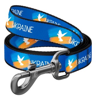 Повідець WAUDOG Nylon з малюнком «Прапор» S 122 cм/15 мм