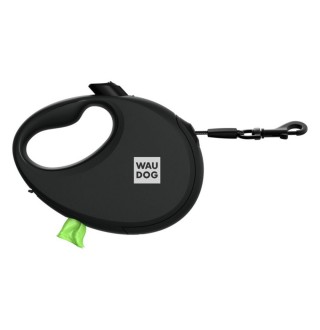 Повідець-рулетка Collar WAUDOG R-leash S 3 м / 12 кг - чорний