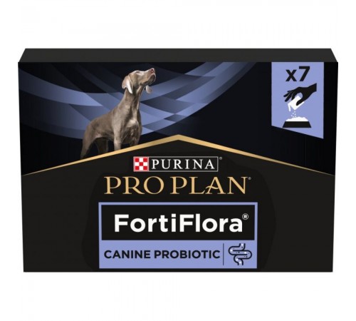 Purina Pro Plan Veterinary Diets FortiFlora Canine - кормова добавка з пробіотиком для підтримки мікрофлори ШКТ у собак та цуценят, 7г