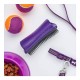 Щітка для собак Pet Teezer De-shedding and Grooming - фіолетово-сірий