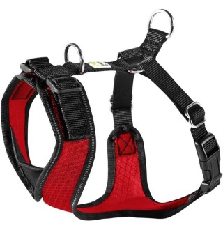 Шлея для собак Hunter Manoa Vario Rapid, S 38-47 см / 27 мм - червоний