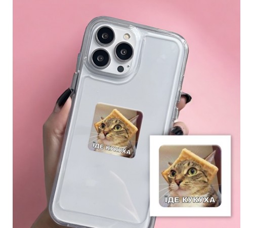 Стікер-3D Tatooshka Їде кукуха