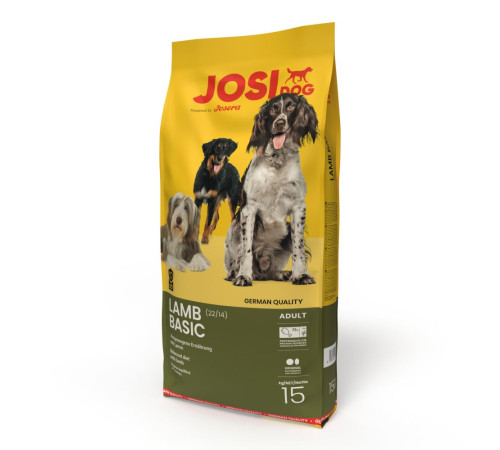 Сухий корм для собак Josera JosiDog Lamb Basic Adult 15 кг - ягня