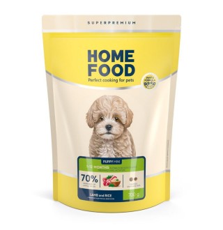 Home Food for Puppies - сухий корм з ягнятиною та рисом для цуценят малих порід, 700г