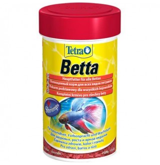 Сухий корм для акваріумних риб Tetra в пластівцях «Betta» 100 мл (для півників)