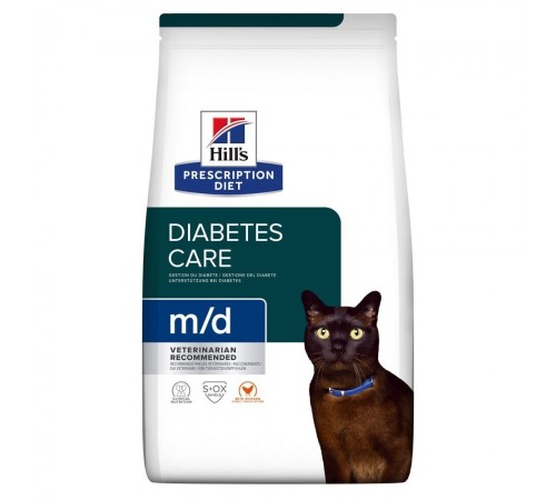 Сухий корм для котів Hill’s Prescription Diet m/d 1,5 кг - курка