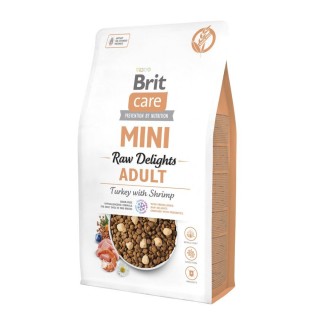 Сухий корм для собак Brit Care Mini Raw Delights 2 кг - індичка та креветка