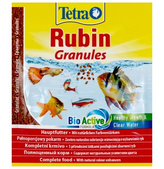 Сухий корм для акваріумних риб Tetra в гранулах «TetraRubin Granules» 15 г (для всіх акваріумних риб)