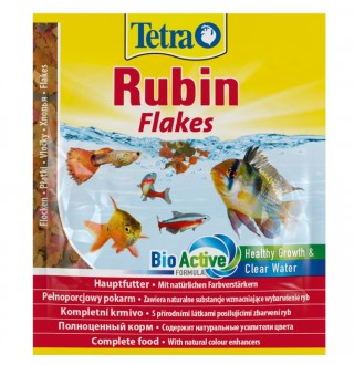 Сухий корм для акваріумних риб Tetra в пластівцях «TetraRubin» 12 г (для всіх акваріумних риб)
