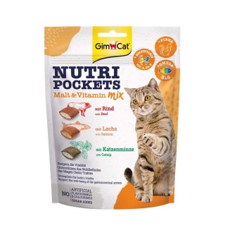 Вітамінні ласощі для котів GimCat Nutri Pockets Мультивітамін мікс 150 г