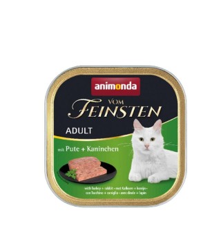Animonda Vom Feinsten Adult with Turkey Rabbit - консерви для котів з індичкою і кроликом, 100г