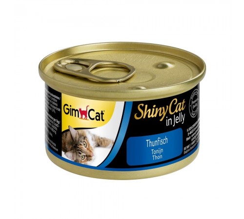 Вологий корм для котів GimCat Shiny Cat 70 г - тунець