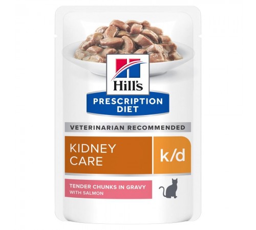 Вологий корм для котів Hill's Prescription Diet Kidney Care k/d 85 г - лосось