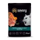Вологий корм для кошенят Savory Kitten 85 г - лосось та морква