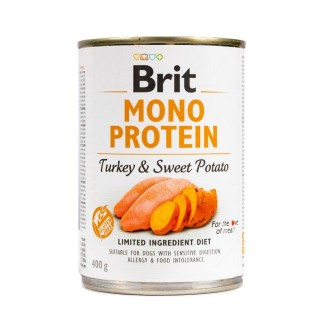 Вологий корм для собак Brit Care Mono Protein 400 г - індичка та батата