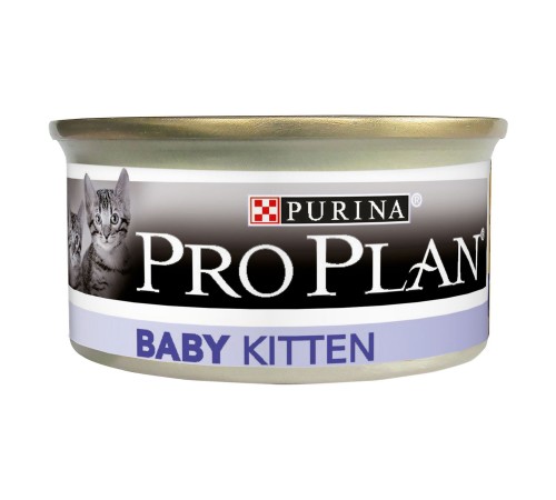 Вологий корм для кошенят Pro Plan Baby Kitten Chicken 85 г (курка)