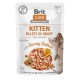 Вологий корм для кошенят Brit Care Cat Fillets in Gravy pouch 85 г - лосось