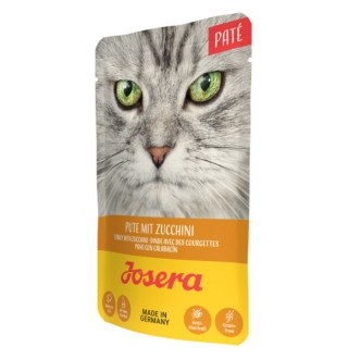 Josera Pate Pute mit Zucchini - вологий корм-паштет індичка з цукіні для котів, 85г