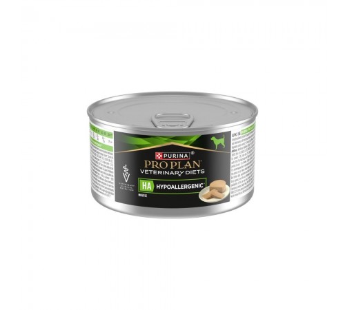 Purina Pro Plan Veterinary Diets HA Hypoallergenic Canine - вологий корм-мус для цуценят і дорослих собак при харчових алергіях, 195г