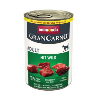 Вологий корм для собак Animonda GranCarno Adult 400 г - дичина