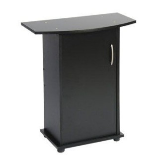 Підставка під акваріум Природа овальна 60 x 30 x 70 см (чорна, з дверима)