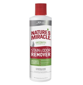 Знищувач Nature's Miracle «Stain & Odor Remover» для видалення плям і запахів від котів 473 мл