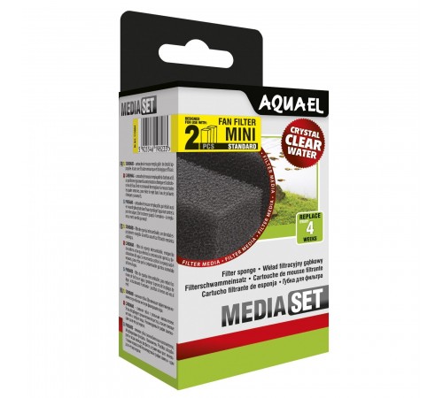 Губка Aquael «Media Set Standard» 2 шт. (для внутрішнього фільтра Aquael FAN-mini Plus)