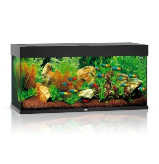 Акваріумний набір Juwel «Rio 180 LED» чорний, прямий (180 л) / уцінка