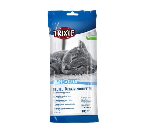 Пакети збиральні Trixie для котячих туалетів «Simple‘n‘Clean» 37 x 48 см, 10 шт.