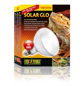 Ртутна газорозрядна лампа Exo Terra «Solar Glo» що імітує сонячне світло 160 W, E27 (для обігріву, опромінення та освітлення)