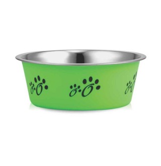 Миска металева Petz Creation Bonded Fusion з покриттям 14 см 400 мл - зелений