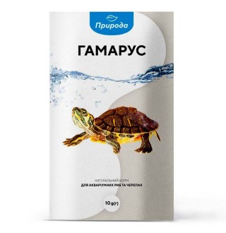 Натуральний корм для акваріумних риб Природа «Гамарус» 10 г (для всіх акваріумних риб)