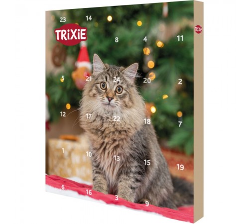 Різдвяний календар для котів Trixie з ласощами всередині 30 × 34 × 3,5 см