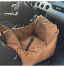 Автокрісло - переноска Incor для собак 52 х 52 х 40 см (коричнева)