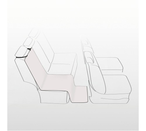 Автомобільна підстилка на сидіння Trixie 1,40 x 1,20 м (поліестер)
