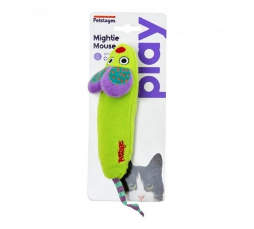 Іграшка для котів Petstages Green Magic Mightie Mouse 21.6 см x 6.4 см x 5.4 см