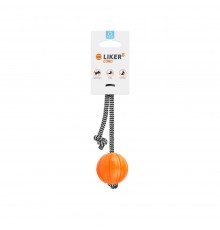Іграшка для собак Liker Cord 5 М'яч з шнурком 30 см / d=5 см