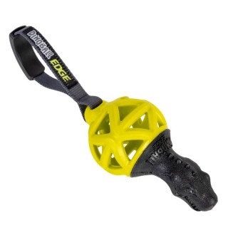 GiGwi Push to mute – Іграшка Дінобол Т-рекс Едж з ремінцем для собак, 28см